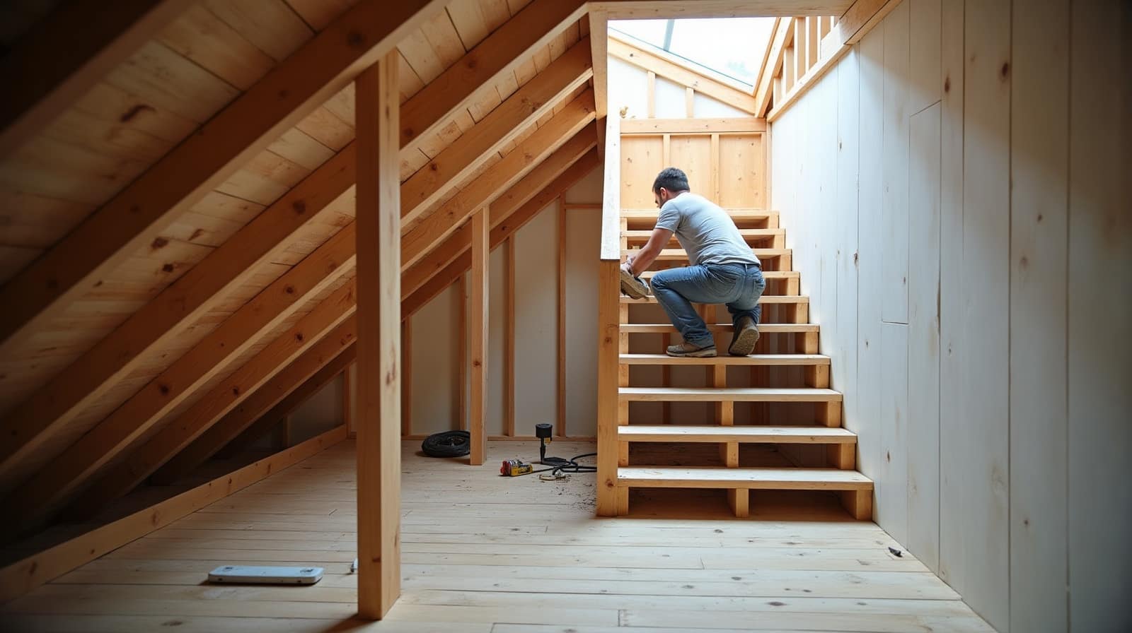 Escalier gain de place pour combles : dans quels cas l'envisager