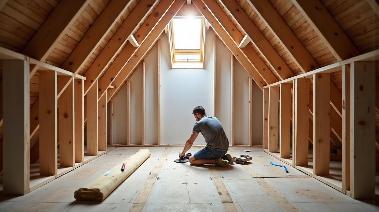Finitions sous pente : les points d'attention d'un chantier de combles