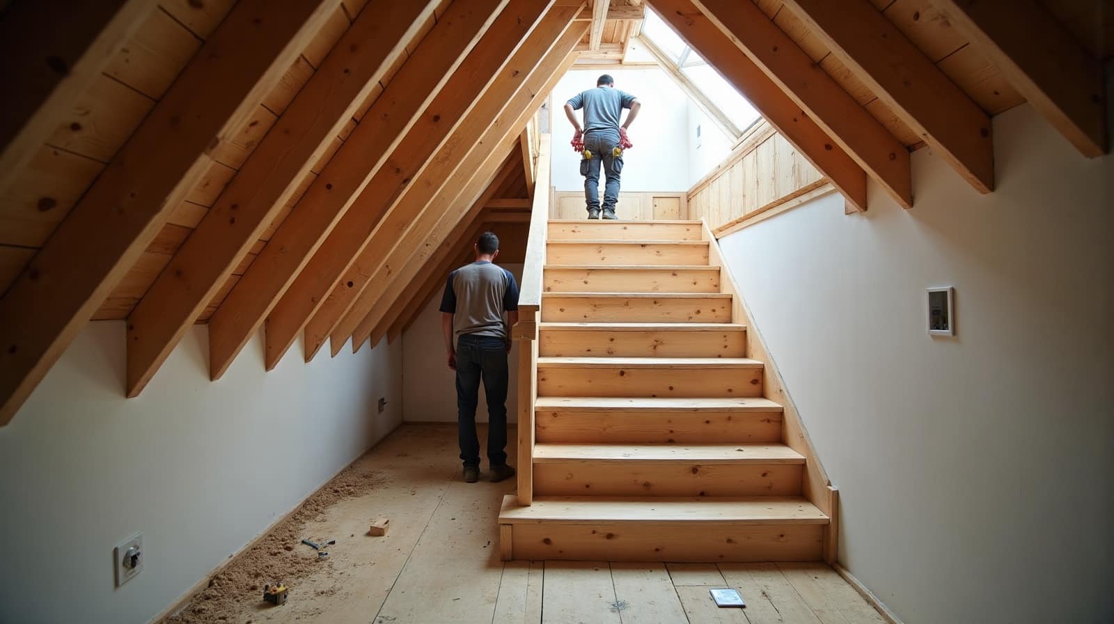 L'escalier à quart tournant, une réponse à un espace contraint